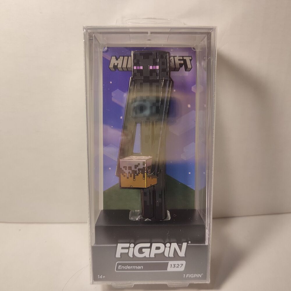 Minecraft Enderman Figpin 1327 Locked Official Collectible Mojang Badge